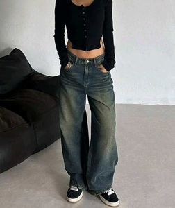 vintage greenish denim