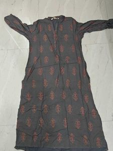 Gray Printed Tunic