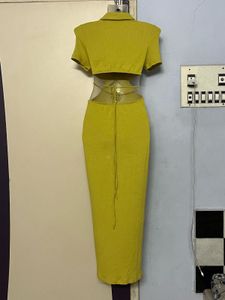 SHEIN BRANDED YELLOW Maxi Dress