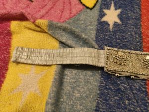 Saree Belt ( White Heavy Stone Work)
