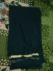 New Green Dress With Dupatta And Plazzo