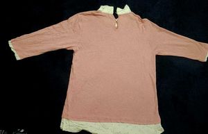 Pink Layered Long Sleeve Top