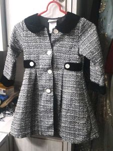 Girls' Tweed Dress Coat