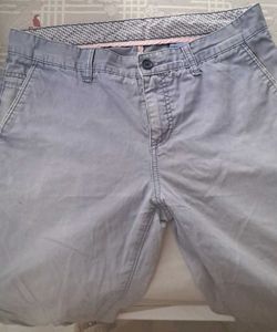 Denim Look Chinos /Trousers
