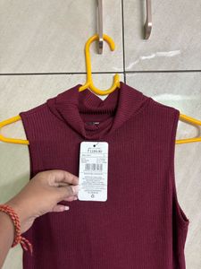 Shein Maroon Bodycon Dress