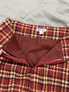 Plaid Mini Skirt