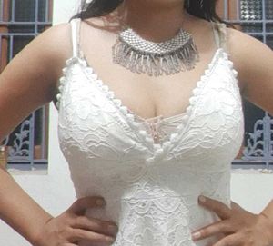 Gorgeous😍white Skater Dress