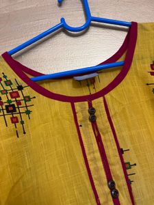 Yellow Floral Summer Dress