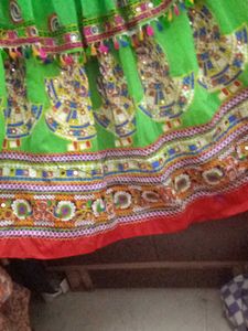 Green Lahenga Choli