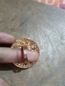 Sparkling Rhinestone Statement Ring