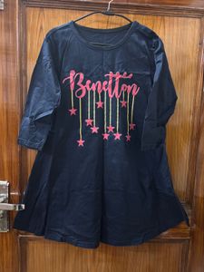 Blue A line t shirt