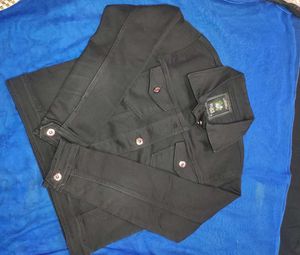 Stylish Black Denim Jacket