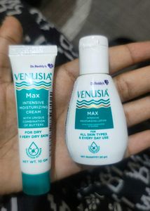 venusia moisturizer cream and lotion traveling siz