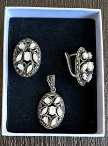 Vintage Jewelry Set Silver