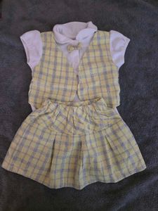 Top and Skirt Set Classic 12-18m Girl Baby