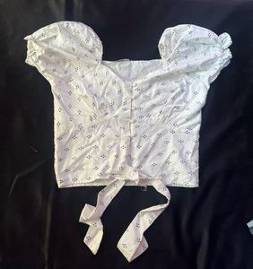 White Crop Top