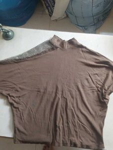 olive colur cute top