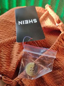 Button-Down Sun Dress With Two Pockets