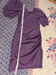 Chic Purple Bodycon Dress