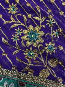 Elegant Purple Saree