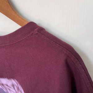 Burgundy Rose Graphic Tee