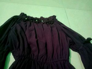 Purple A-line Dress 💜💜
