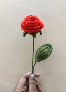 Rose Crochet Decor