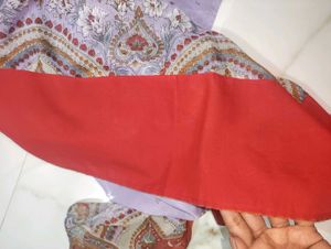 Elegant Lavender Floral Saree