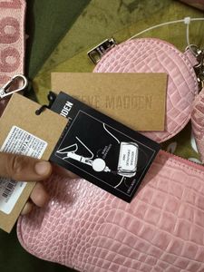 Steve Madden Pink Crossbody Bag With Pouch