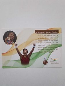 India Post Released Olympics Medal Winner Card