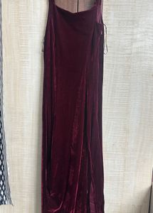 Elegant Velvet Maxi Dress