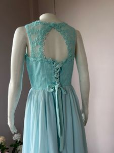 Premium Chiffon Blue Gown