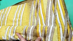 yellow saree