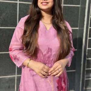 Floral Print Kurta Set