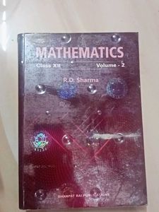 Mathematics Class XII - Volume 1and 2 With MCQbook