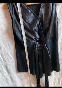 Sleeveless Black Top