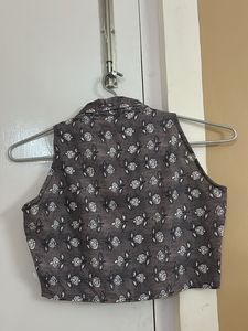Floral Print Crop Top
