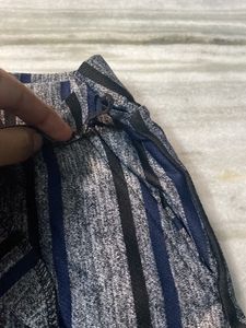 Blue &amp; Black Plazzo