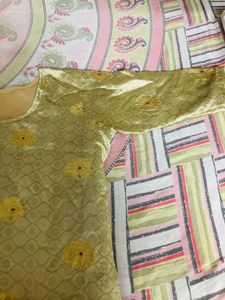 Elegant Gold Ethnic Kurta