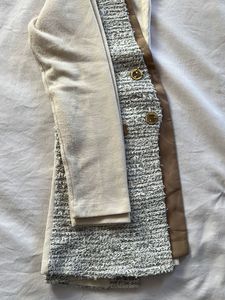 Elegant Tweed Style Jacket