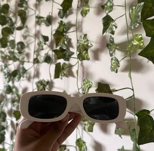 Trendy White Sunglasses