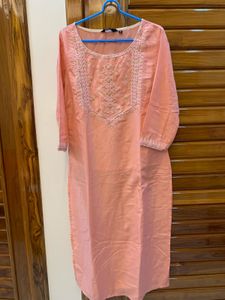 Elegant Embroidered Kurta Set