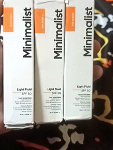 Pack Of 3 Minimalist Face Sunscreen