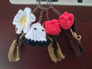 Crochet Keychains (Set of 4)