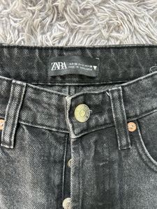 Zara Button Up Mom Jeans