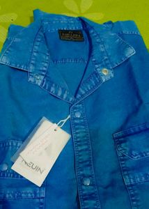 New Denim Stylish Shirt With Tag 😍
