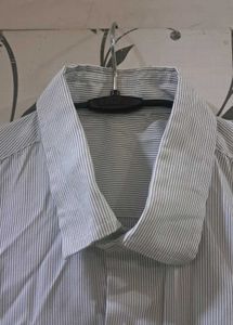 Light Blue Striped Shirt 👔