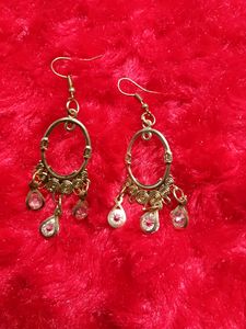 Golden Chandelier Earring