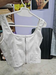White Corset Top