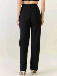 Elegant Black Straight Leg Pants